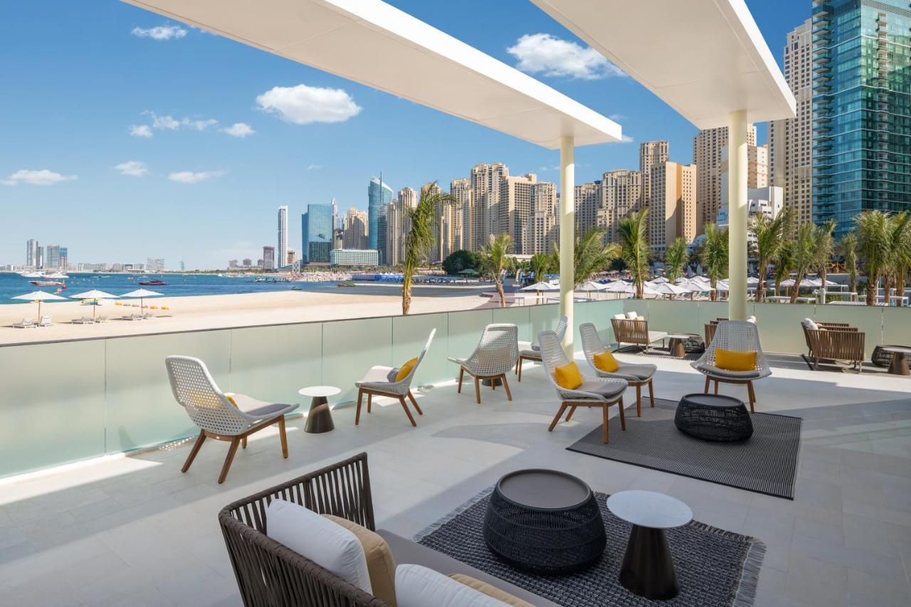 Address Beach Resort Dubai Esterno foto View of the Dubai Marina skyline from the hotel
