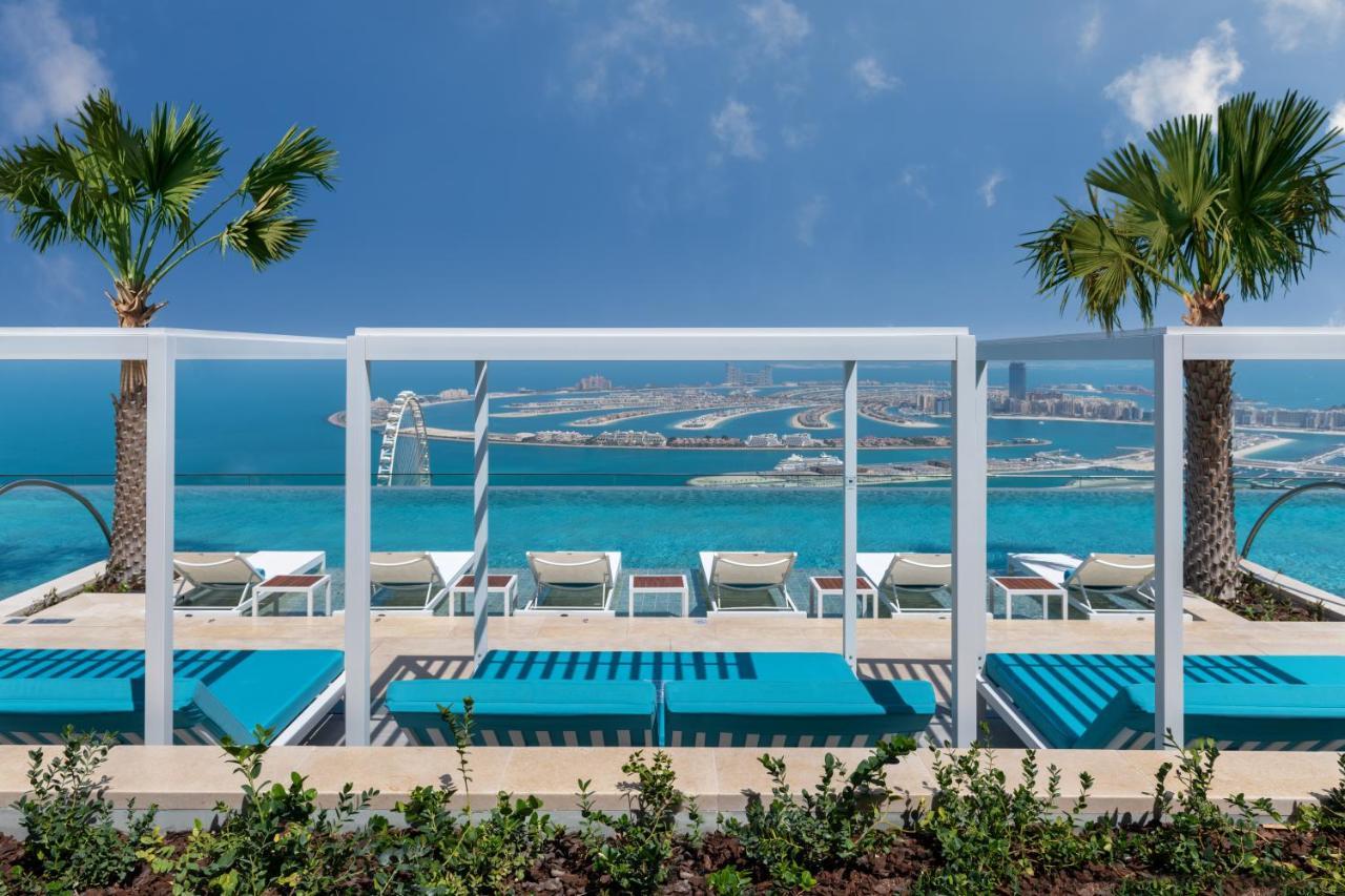 Address Beach Resort Dubai Esterno foto View of the Palm Jumeirah from the Westin Dubai
