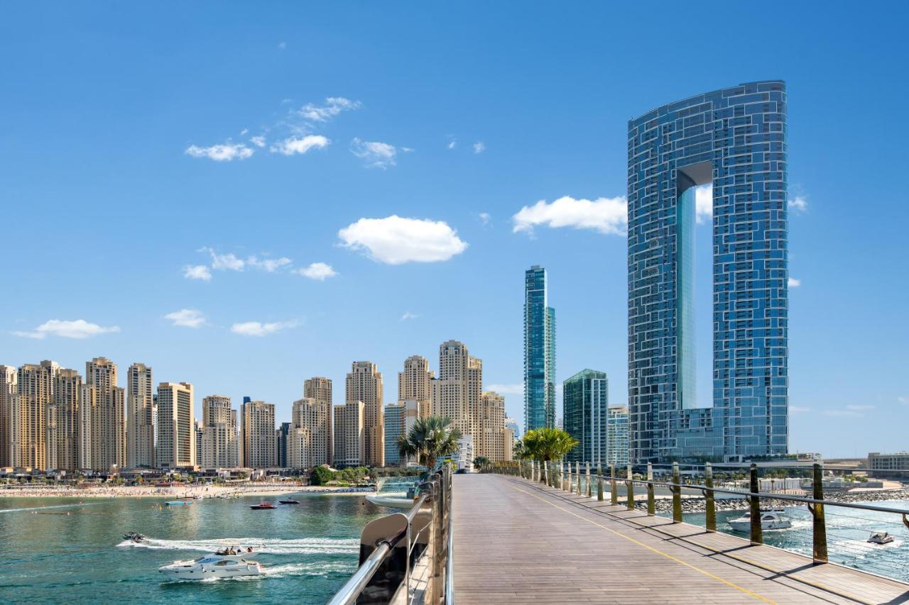 Address Beach Resort Dubai Esterno foto Skyline of Dubai Marina