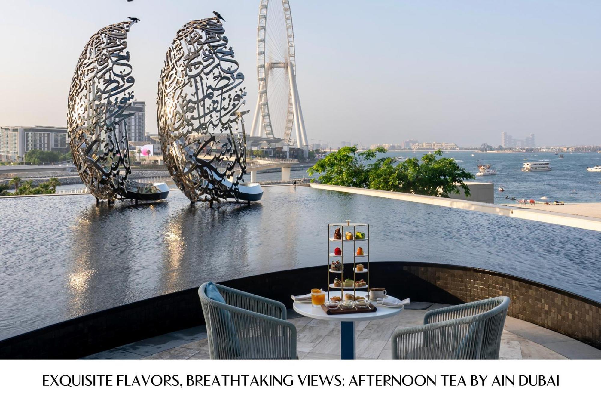 Address Beach Resort Dubai Esterno foto Afternoon tea at Address Downtown Dubai